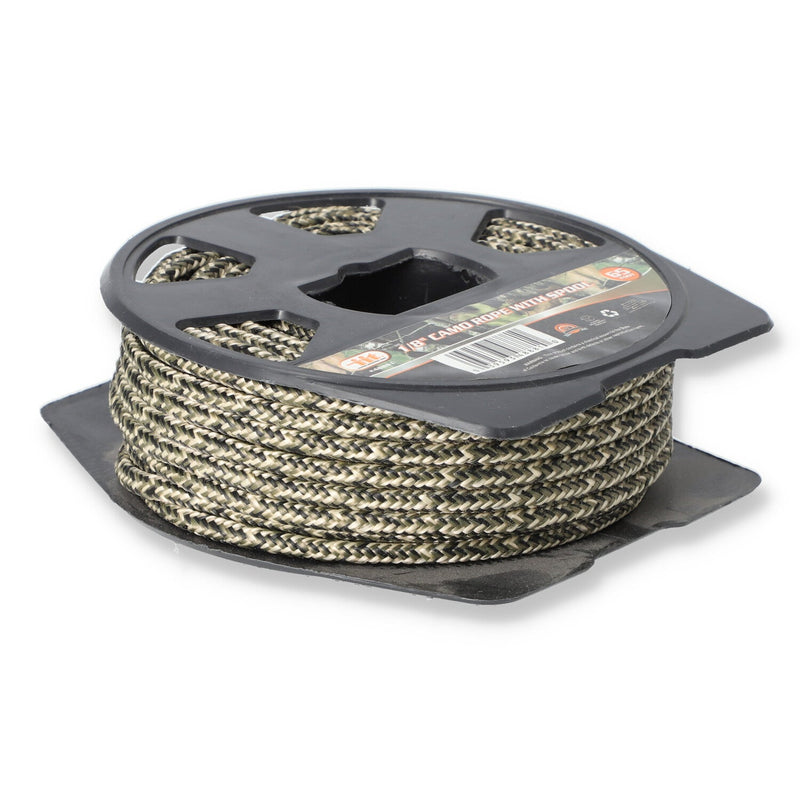 IIT 1/8'' x 65' CAMO ROPE WITH SPOOL