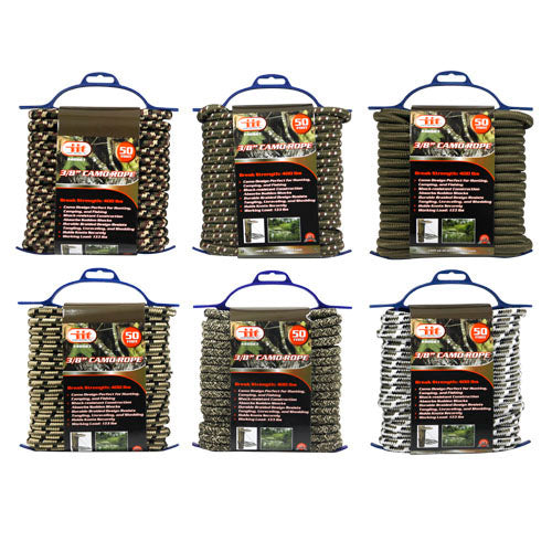 IIT 3/8''x50' CAMO ROPE DIAMOND BRAID