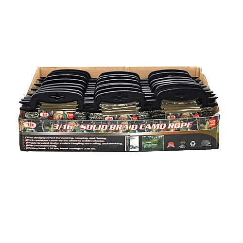IIT 3/16x50' SOLID BRAID CAMO ROPE