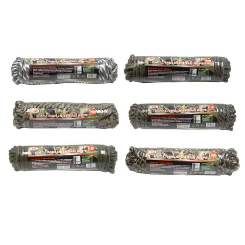 IIT 1/2''x100' DIAMOND BRAID CAMO ROPE