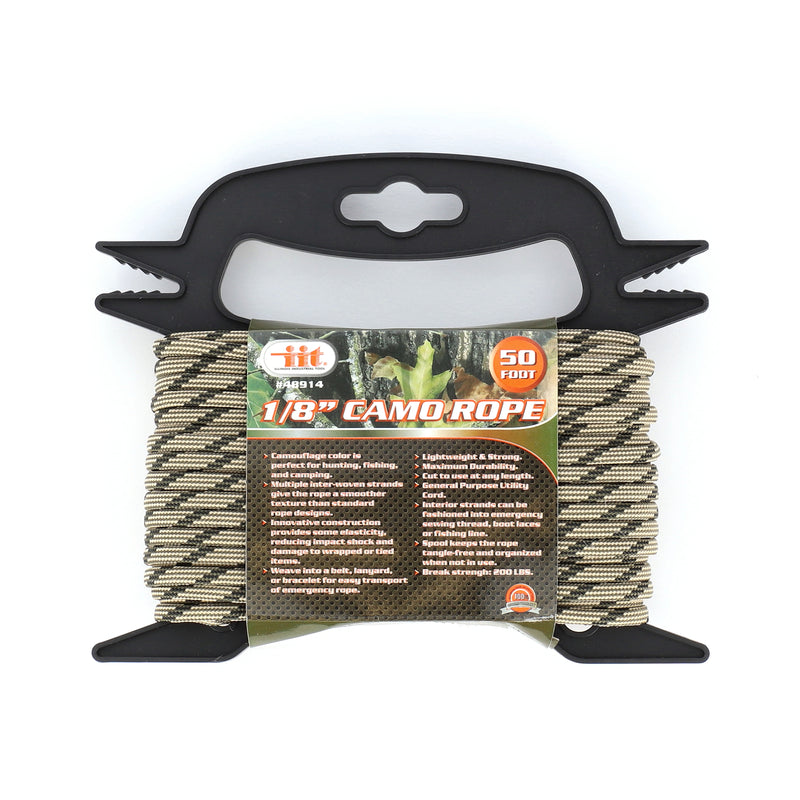 IIT 50' x1/8'' CAMO CORD ON REEL