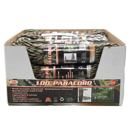 IIT 100' PARACORD -7 STRAND 550#