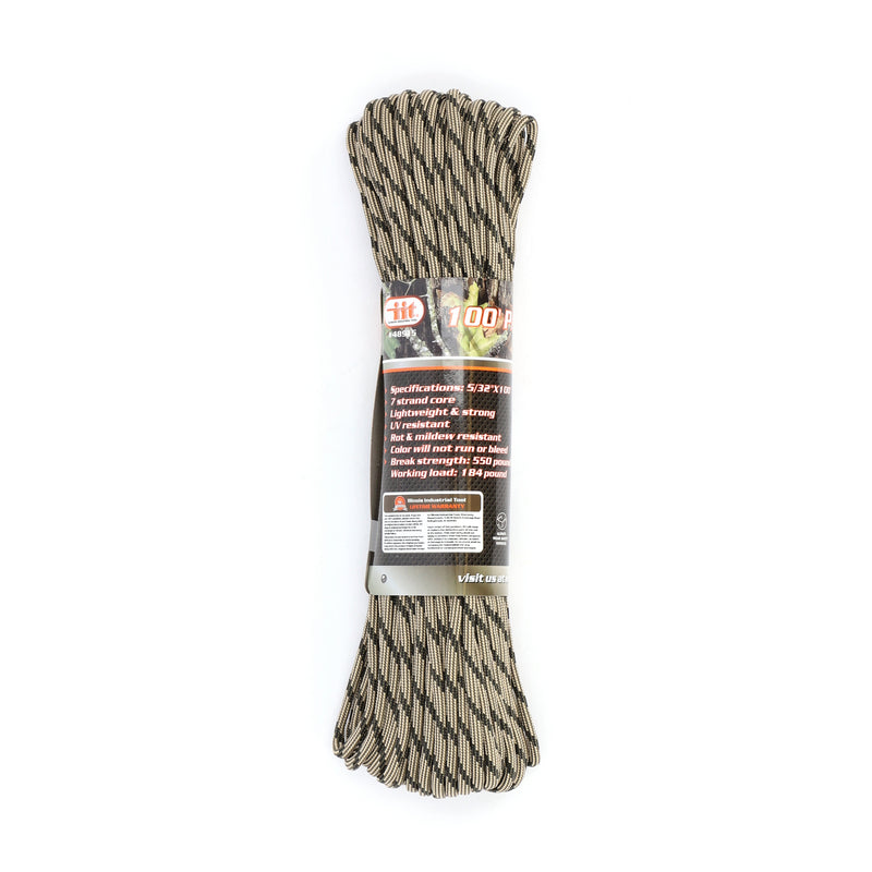 IIT 100' PARACORD -7 STRAND 550#