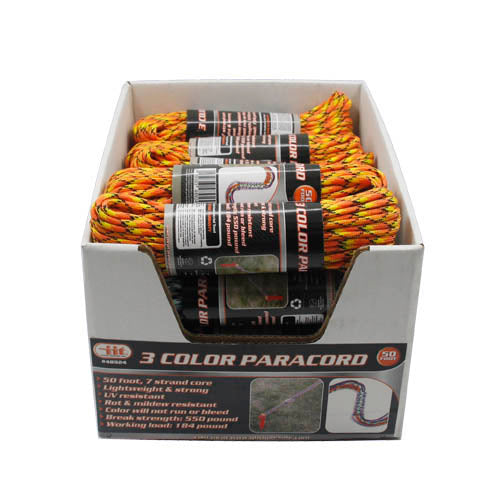 IIT 3 COLOR 50' 7-STRAND PARACORD