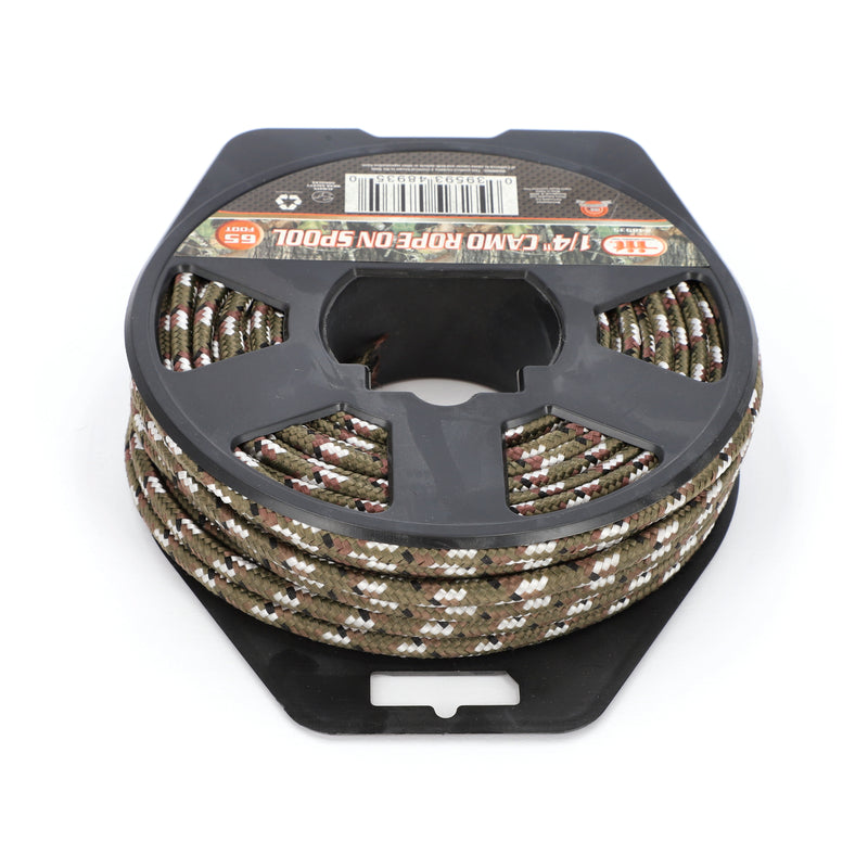 IIT 1/4'' x 65' CAMO ROPE ON SPOOL