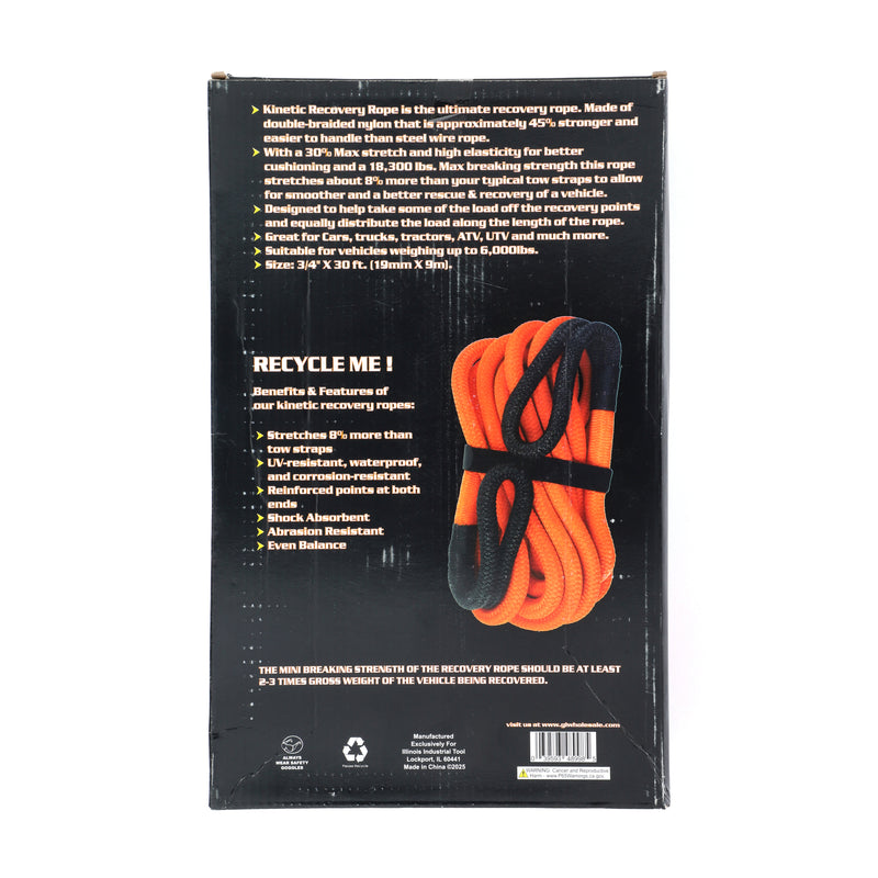 IIT 30' KINETIC RECOVERY ROPE