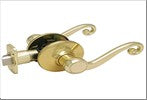 HH MONTEVALLO LEVERSET PASSAGE HALLWAY & CLOSETS POLISHED BRASS