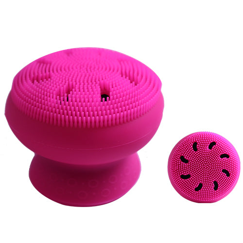 SILICONE FACIAL CLEANSING SPONGE BULK LARGE PINK