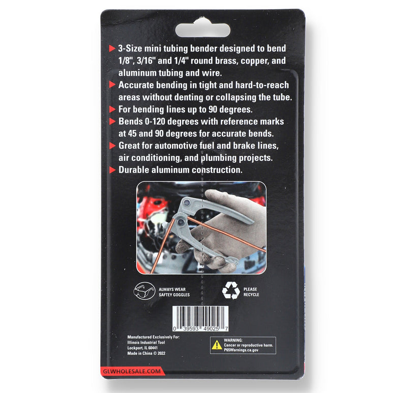 IIT PRO 3-SIZE MINI TUBING BENDER