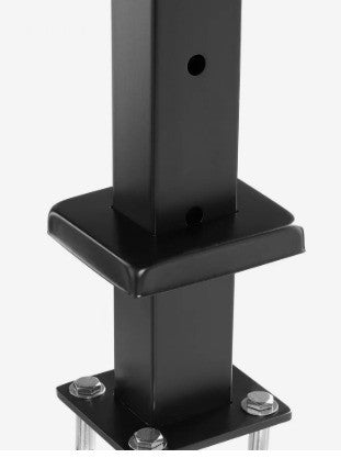 VEVOR 4PK CABLE RAILING POST 36'' X 1'' X 2''

VEVOR 4-Pack Cable Railing Post, 36" x 1" x 2" Steel Horizontal Hole Deck Railing Post, 10 Pre-Drilled Holes, SUS304 Stainless Steel Cable Rail Post with Horizontal and Curved Bracket, Black