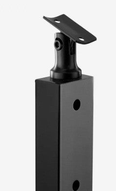 VEVOR 4PK CABLE RAILING POST 36'' X 1'' X 2''

VEVOR 4-Pack Cable Railing Post, 36" x 1" x 2" Steel Horizontal Hole Deck Railing Post, 10 Pre-Drilled Holes, SUS304 Stainless Steel Cable Rail Post with Horizontal and Curved Bracket, Black