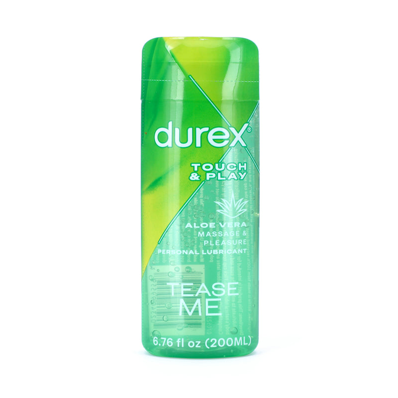 DUREX TOUCH & PLAY ALOE VERA MASSAGE & PLEASURE PERSONAL LUBRICANT 6.76 OZ