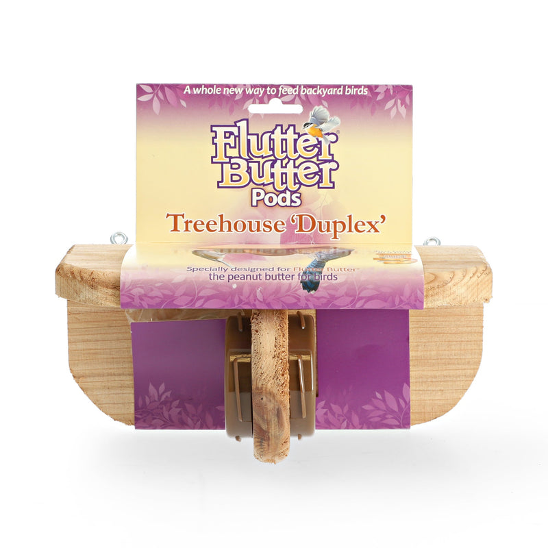 FLUTTER BUTTER PINE TREEHOUSE DUPLEX FEEDER
