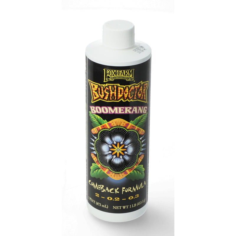 BUSHDOCTOR 1LB BOOMERANG LIQUID FERTILIZER COMEBACK FORMULA 2-0.2-0.3
