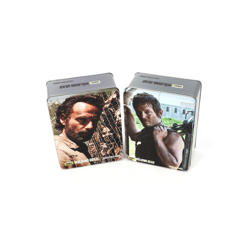 WALKING DEAD 8CT COLLECTIBLE CHIBI FIGURES TINS SET