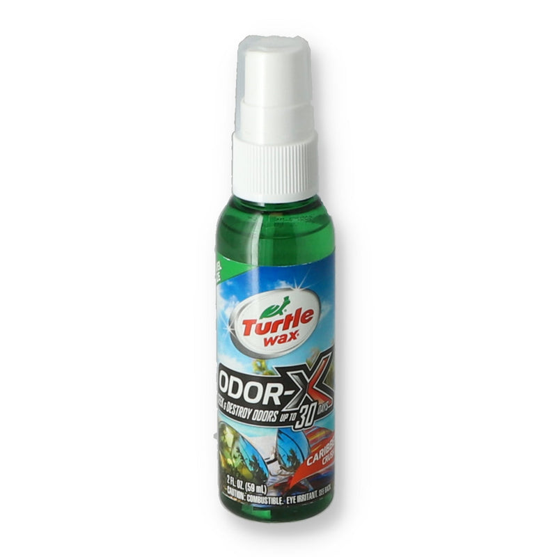TURTLE WAX 2OZ TRAVEL SIZE PUMP SPRAY ODOR-X CARIBBEAN CRUSH SCENT