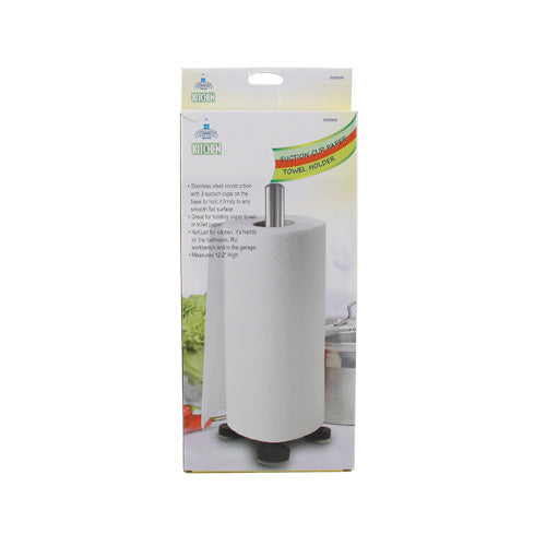 SUCTION CUP PAPER TOWEL STAND