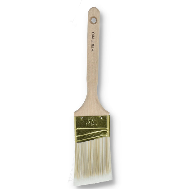 MERIT PRO 2-1/2'' ANGLE BRUSH 100% POLYESTER FILAMENTS