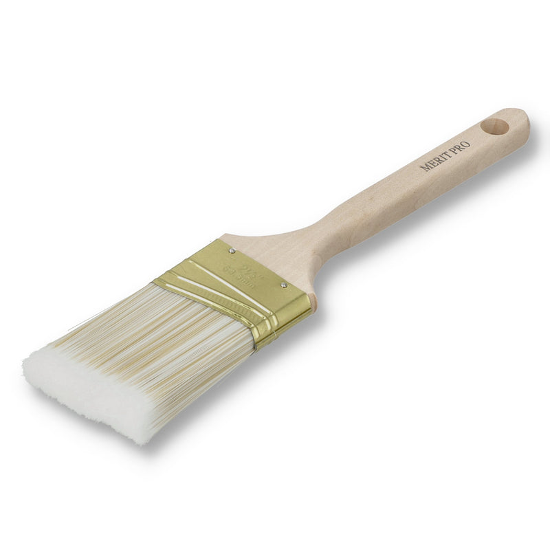 MERIT PRO 2-1/2'' ANGLE BRUSH 100% POLYESTER FILAMENTS