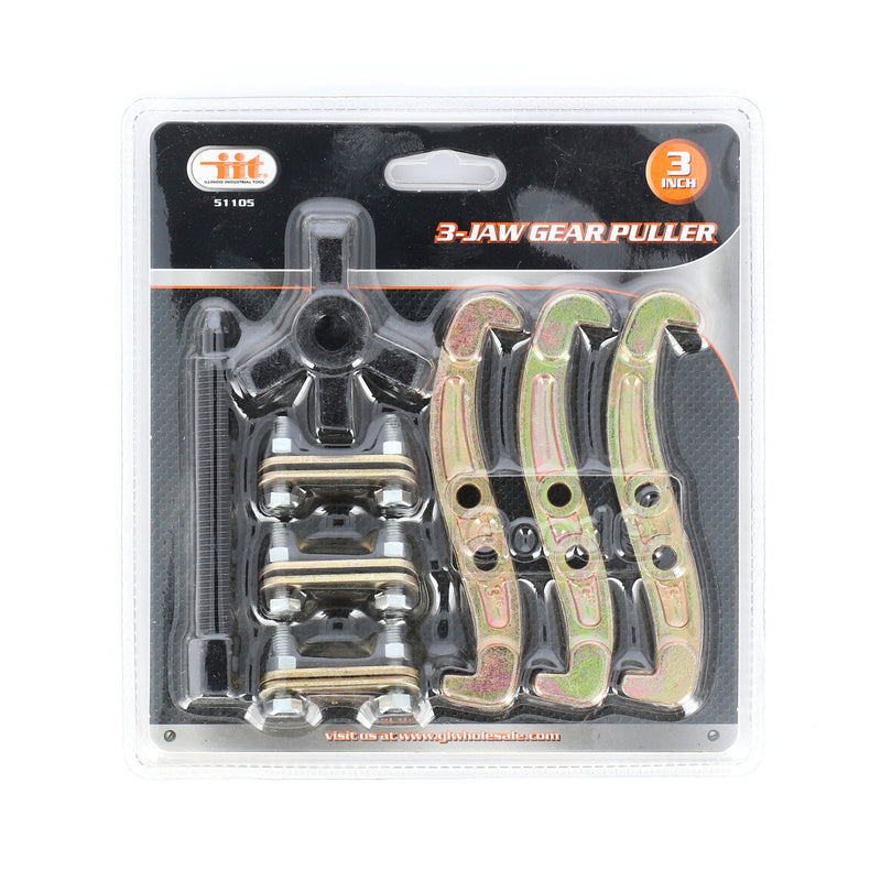 IIT 3'' 3-JAW GEAR PULLER GALVANIZED FINISH