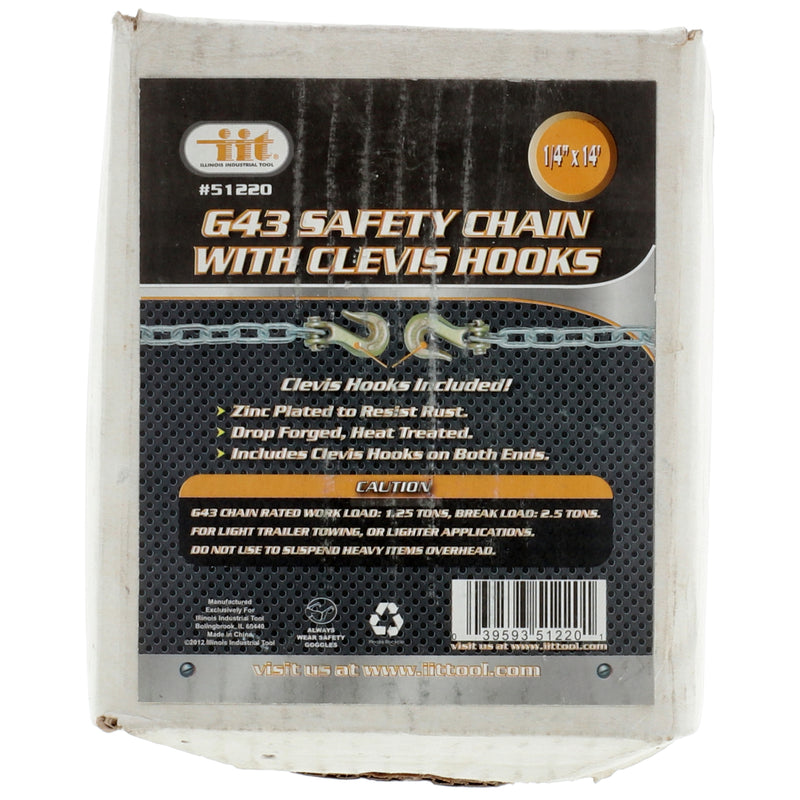 IIT 1/4''x14' TOW CHAIN -GRADE 43