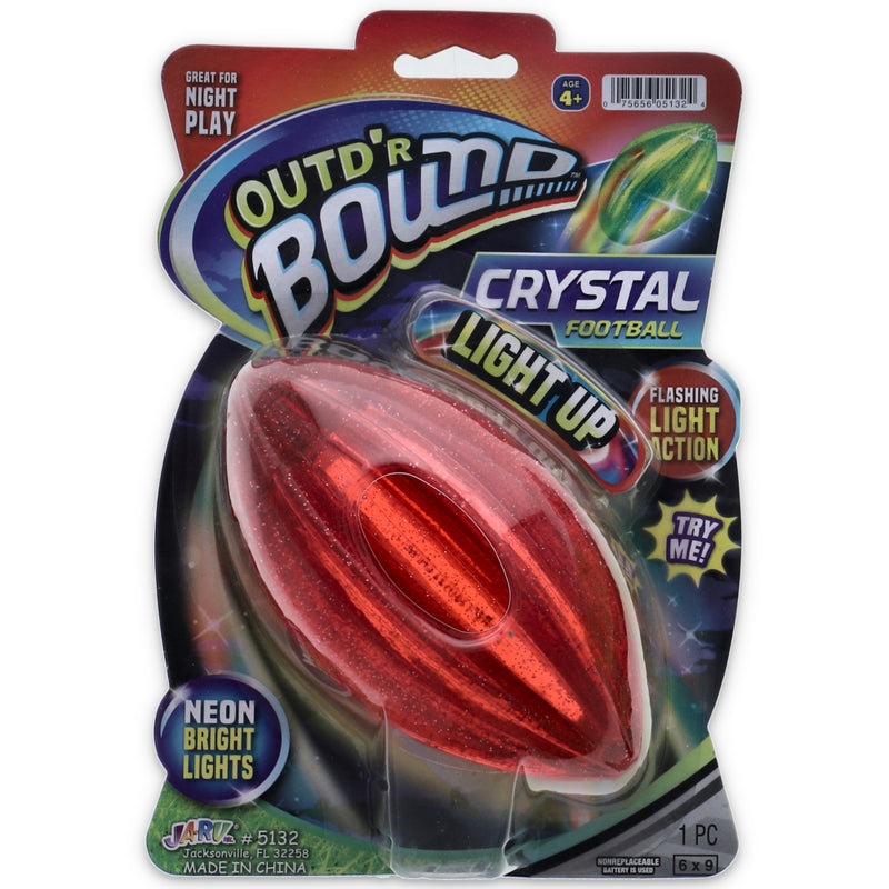 LIGHT UP FLASHING LED CRYSTAL FOOTBALL