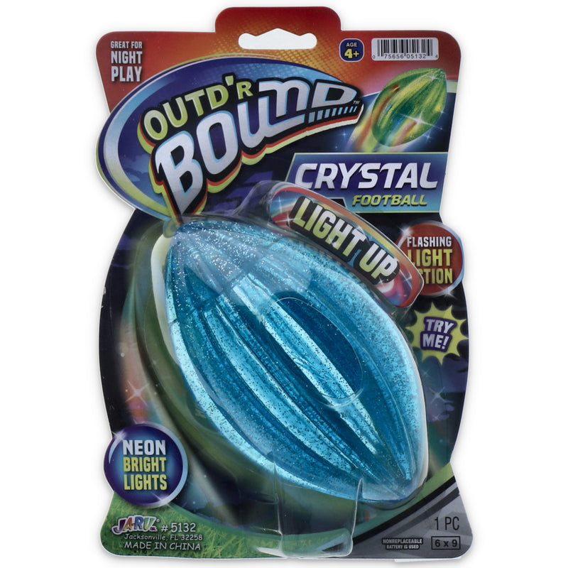 LIGHT UP FLASHING LED CRYSTAL FOOTBALL