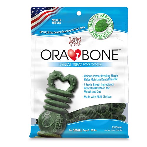 ORA-BONE DENTAL TREAT SMALL FOR DOGS 5-20lbs
