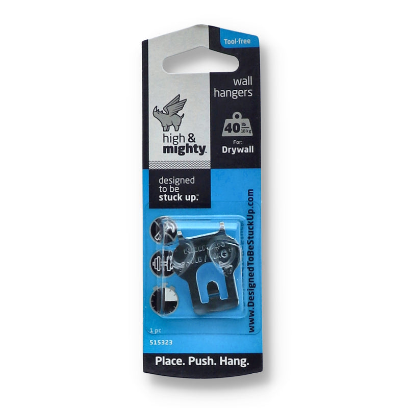 HIGH & MIGHTY 40lb WALL HANGER TOOL FREE