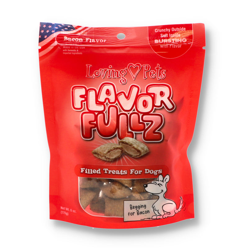 6oz FLAVORFUL DOG TREATS BACON FLAVORED
