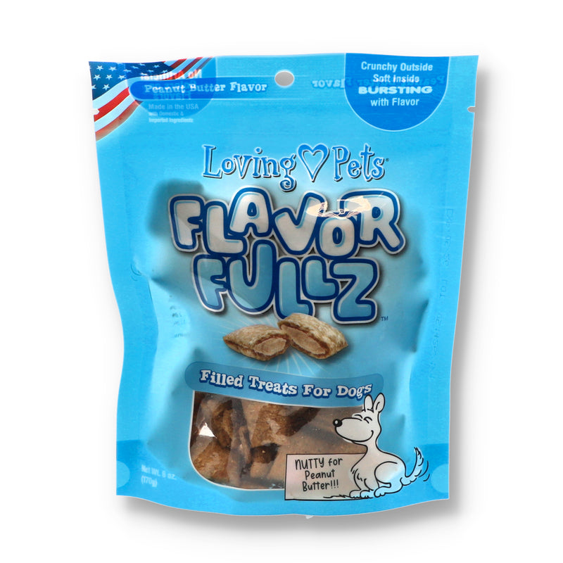 6oz FLAVORFUL DOG TREATS PEANUT BUTTER FLAVORED