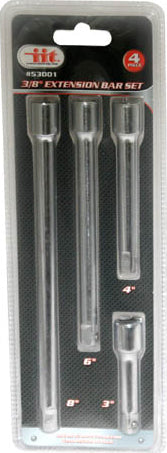 IIT 4pc 3/8'' EXTENSION BAR SET