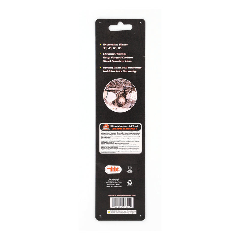 IIT 4pc 3/8'' EXTENSION BAR SET