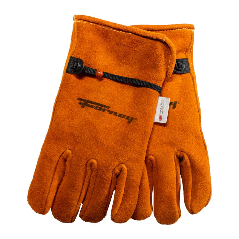 FORNEY LINED SUEDE DEERSKIN LEATHER DRIVERS GLOVES MEDIUM 3M THINSULATE