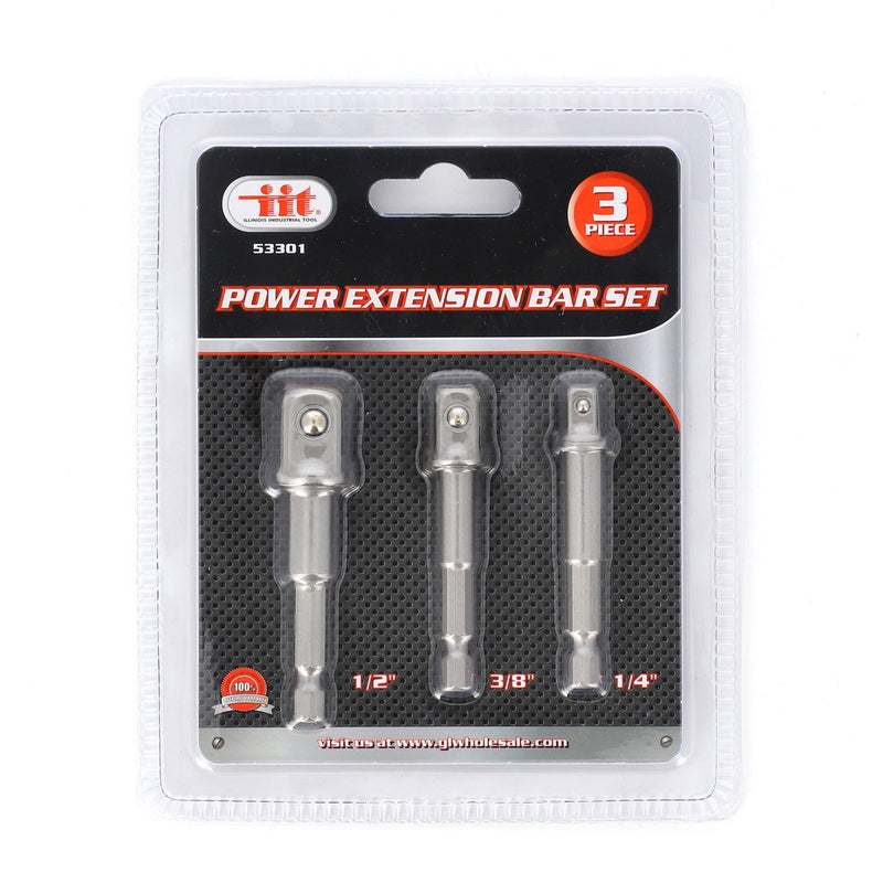 IIT 3PC POWER EXTENSION BAR SET QUICK CHANGE