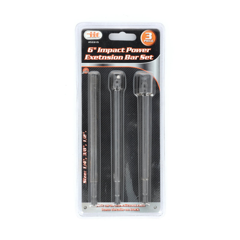 IIT 3pc 6'' POWER EXTENSION BAR SET