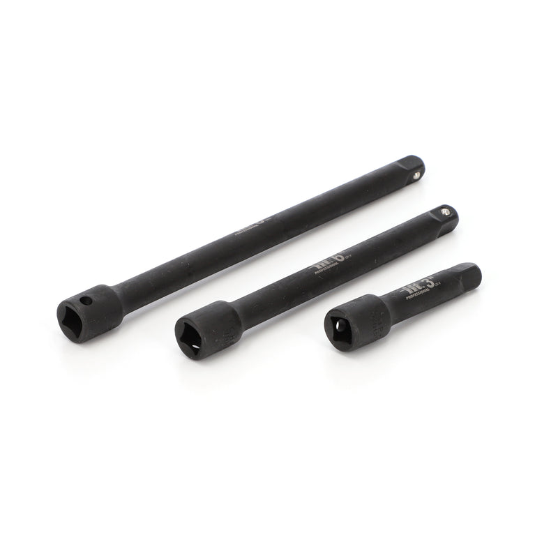 IIT PRO 3pc 3/8'' IMPACT EXTENSION BAR SET 3-6-8''