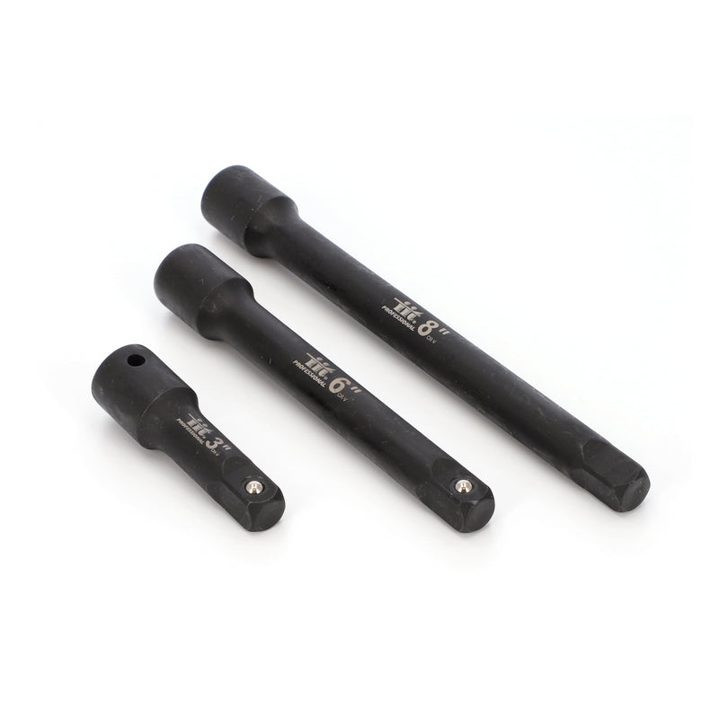 IIT PRO 3pc 1/2'' IMPACT EXTENSION BAR SET 3-6-8''