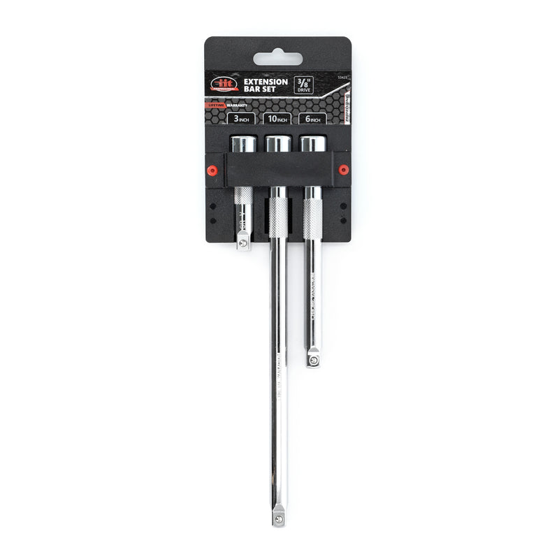 IIT PRO 3pc 3/8'' EXTENSION BAR SET 3-6-10''