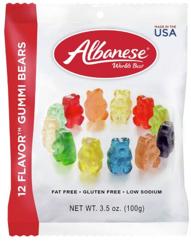 ALBANESE GUMMI BEARS 12 FLAVORS