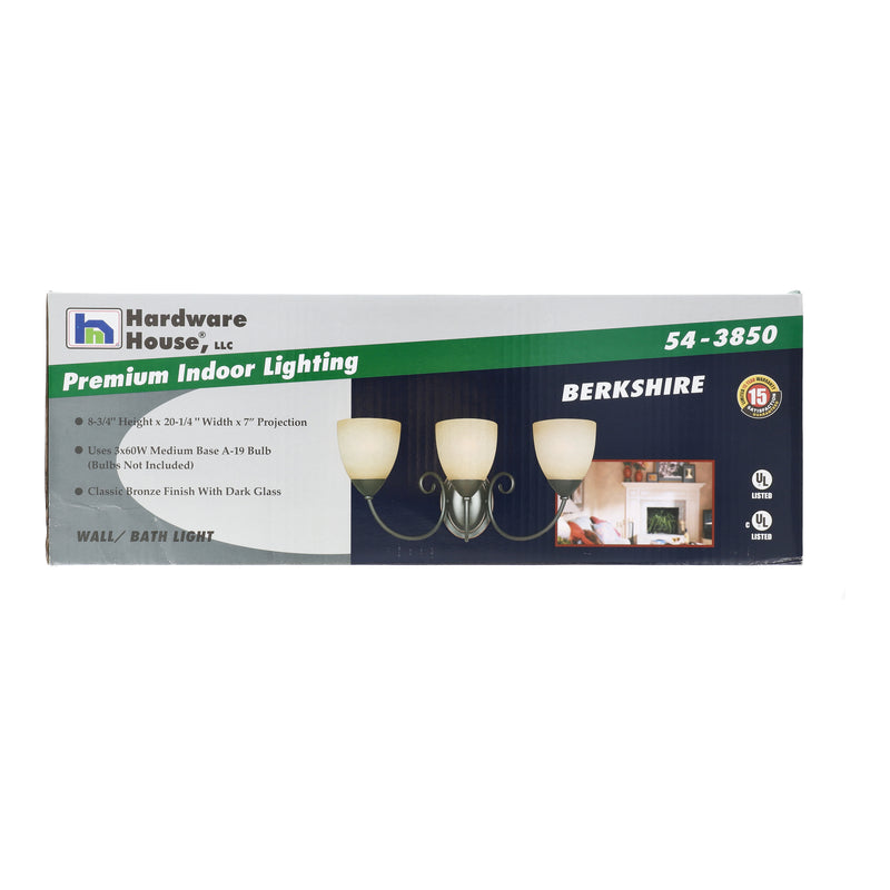 BERKSHIRE CB 3LT WALL FIXTU