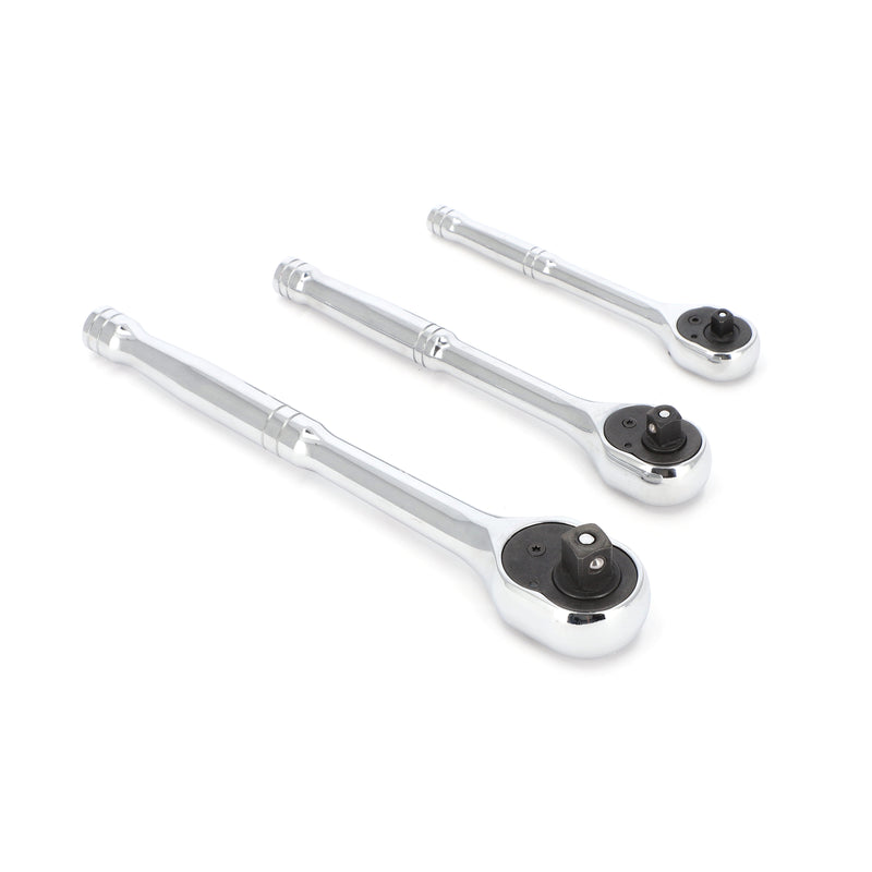 IIT PRO 3PC 100 TOOTH QUICK RELEASE CRV RATCHET SET