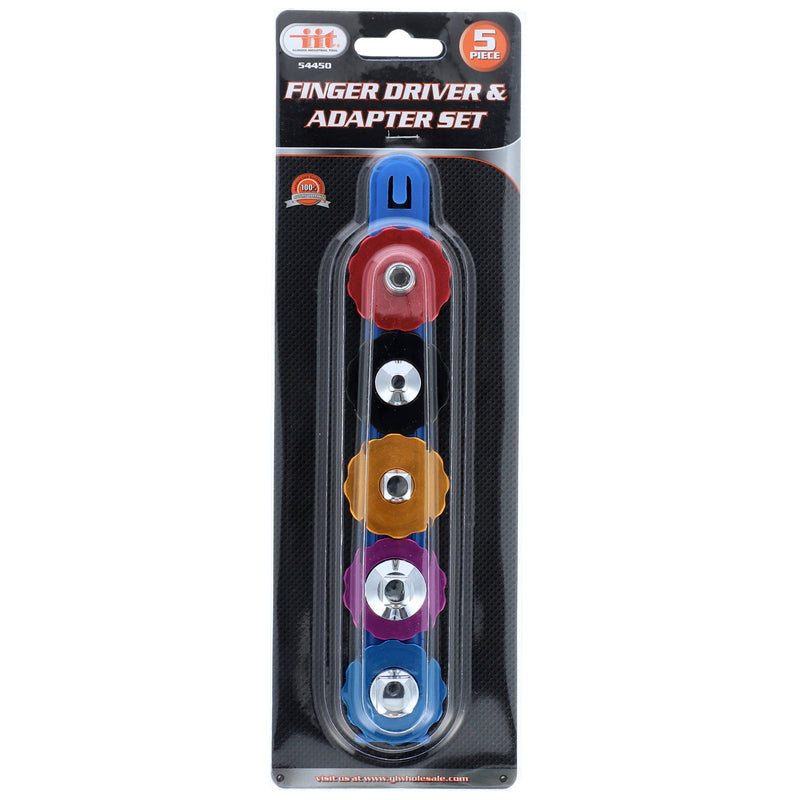 IIT 5pc FINGER DRIVER ADAPTER SET