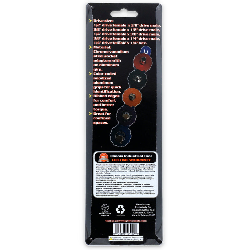 IIT 5pc FINGER DRIVER ADAPTER SET