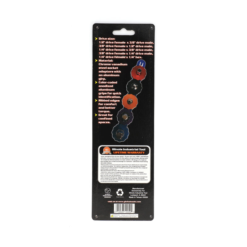 IIT 5pc FINGER DRIVER ADAPTER SET