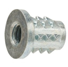 HM INSERT NUTS 1/4-20x12.5MM ZINC PLATED