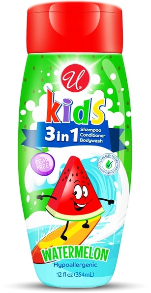 12oz KIDS 3in1 SHAMPOO WATERMELON