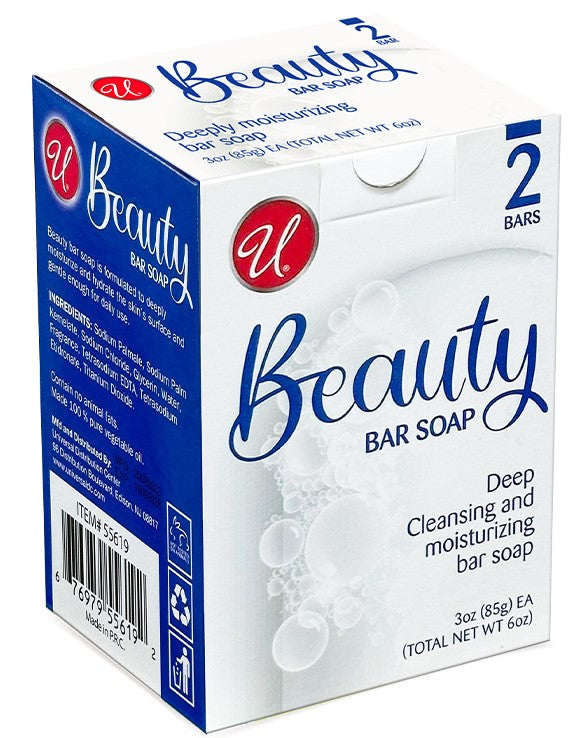 U 2PK 3OZ BEAUTY BAR SOAP