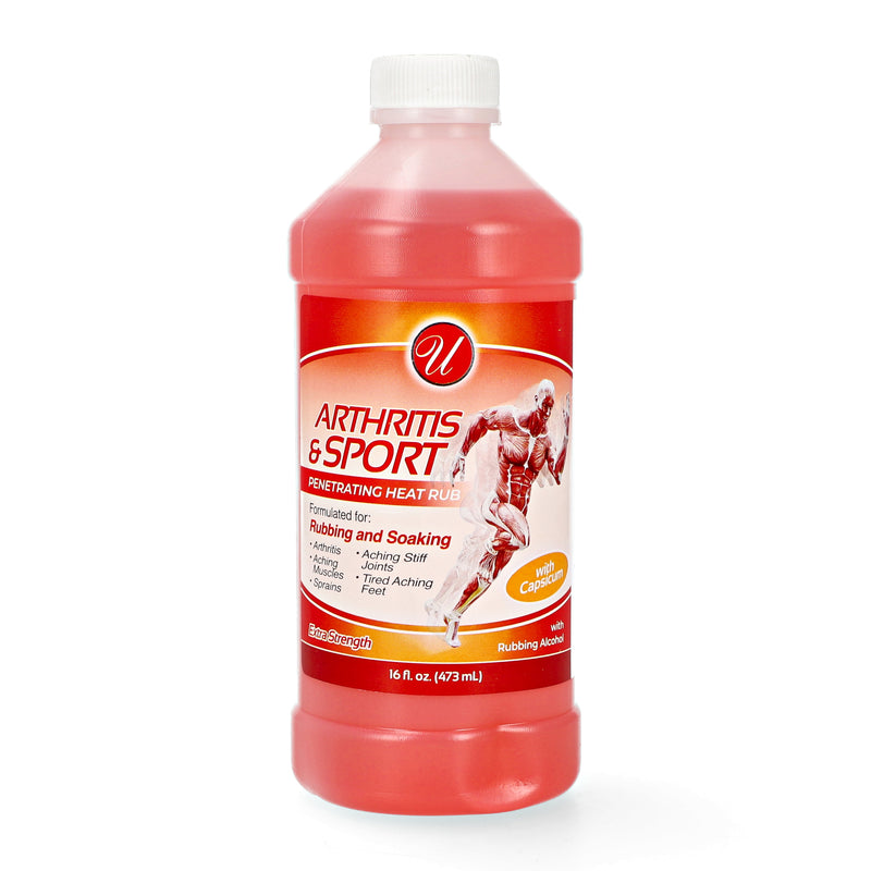 U 16oz ARTHRITIS & SPORT PENETRATING HEAT RUB