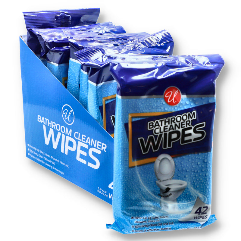 42ct BATHROOM CLEANING WIPES